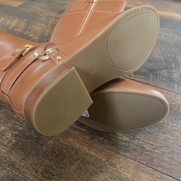 New without box Michael Kors Preston brown boots 5 - Picture 3 of 8